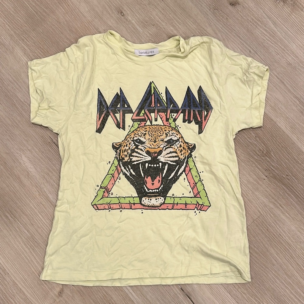 Daydreamer Def Leppard Rock Til You Drop Tour Tee